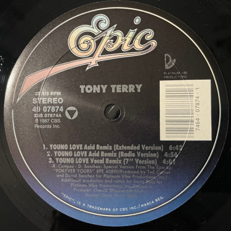 Tony Terry - Young Love (6 Mixes)