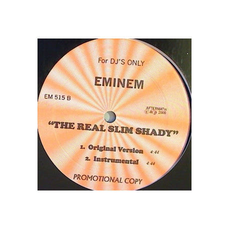 Eminem - The real Slim Shady (Original Version / Instrumental / The Way Out Remix / The Way Out Instrumental)