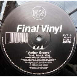 SAS - Amber groove (Toxic Hijack mix / Amber Trance / Respect To The Brook mix) Vinyl Promo
