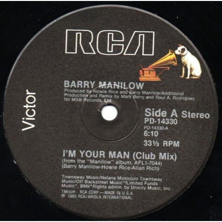 Barry Manilow - Im Your Man (Mark Berry Club Mix / Mark Berry Dub)