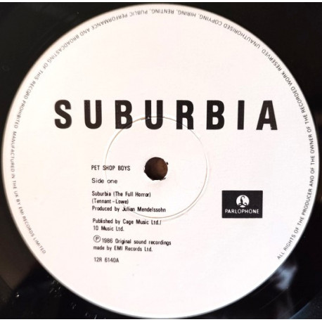 Pet Shop Boys - Suburbia (The Full Horror) / Paninaro / Jack The Lad