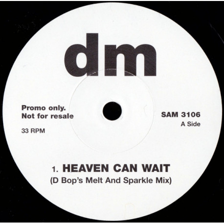Danii Minogue - Heaven Can Wait (D Bop Melt And Sparkle Mix) / Everything I Wanted (Jupiter 6 Soul Surround Mix) Vinyl 10" Promo