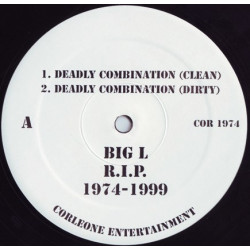 Big L – Deadly Combination (Feat 2 Pac & Notorious B.I.G) Clean / Dirty / Inst (SEALED)