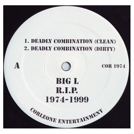 Big L – Deadly Combination (Feat 2 Pac & Notorious B.I.G) Clean / Dirty / Inst (SEALED)