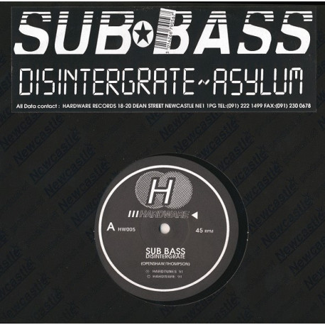 Sub Bass - Disintegrate / Asylum