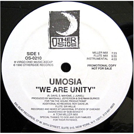 Umosia - We Are Unity (Miller Mix / Flute Mix / Inst / Strip It Down / Sam Sams Mix / Radio Mix)