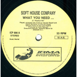 Soft House Company - What You Need / A Little Piano