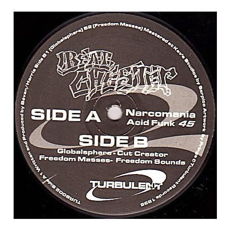 Narcomania - Acid Funk / Globalsphere - Cut Creator / Freedom Masses - Freedom Sounds (Vinyl Promo)