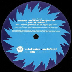 Art Of Noise - Metaforce (Roni Size Metaphor Mix / Rhythm Masters Mix) Vinyl Promo