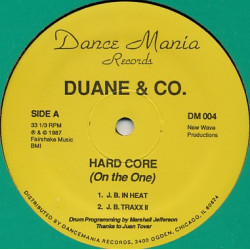 Duane & Co - Hard Core (On The One) JB In Heat / JB Traxx / Lowdown N Funky / At The Organ