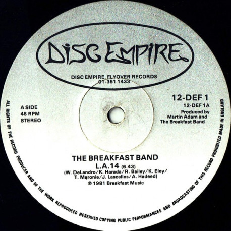 Breakfast Band - L.A. 14 / Dolphin Ride