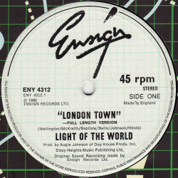 Light Of The World - London Town (Full Length) / Petes Crusade (Classic Brit Funk)