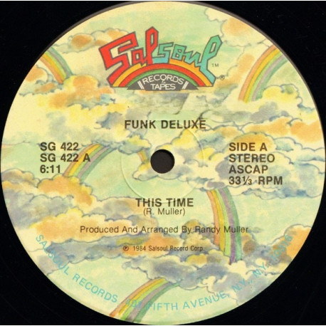 Funk Deluxe - This Time (Extended / Dub)  Original US Pressing