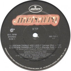 K T P - Certain Things Are Likely (Garage Mix / Garage Dub / Original Mix / Instrumental)