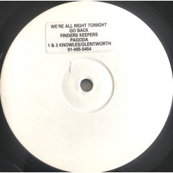 Pagoda - Finders Keepers / We're All Right Tonight / Go Back (Vinyl Promo)