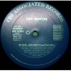 Joy Winter - He Said She Said (Dance Remix / Remix Edit / Vocal Club Mix / Original Edit)