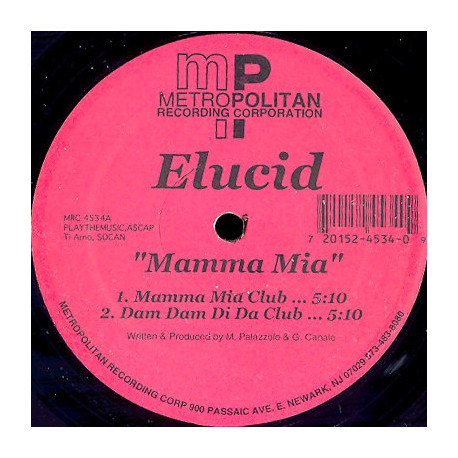 Elissa - Mamma Mia (Club Mix / Dam Dam Club Mix) / We Are Together / De Adois / Say Goodbye