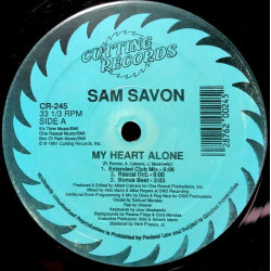 Sam Savon - My Heart Alone (2 In A Room Mix / House Mix / Radio Version / Club Mix / Dub / Beats) SEALED Vinyl