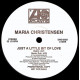 Maria Christiansen - Just A Little Bit Of Love (Club Mix / Deep Dub / Remix / Remix Dub) Vinyl Promo