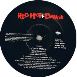 Crystal Waters - Gypsy Woman (Dave Lee Mind Mix) One Sided Vinyl Promo