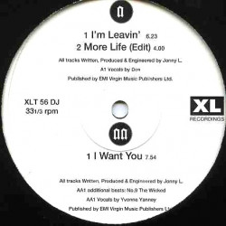 Jonny L - I Want You / Im Leavin / More Life (Edit) Vinyl Promo