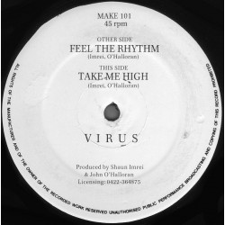 Virus - Feel The Rhythm / Take Me High  (12" Vinyl Record)