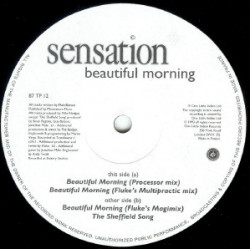 Sensation - Beautiful Morning (Processor Mix / Fluke Multipractic Mix / Fluke Magamix) / The Sheffield Song