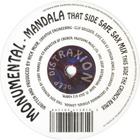 Monumental - Mandala (Safe Sax Mix / The Crunch Remix)