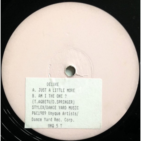 Deluxe - Just A Little More / Am I The One (Vinyl Promo)