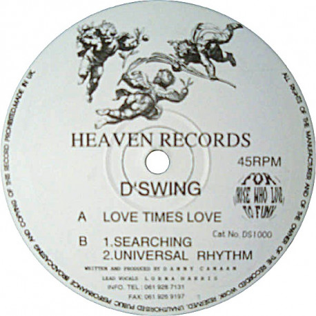 D Swing - Love Times Love / Searching / Universal Rhythm