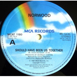 Norwood - Should Have Been Us Together (Timmy Regisford Remix) / Instrumental) / Come Back My Lover