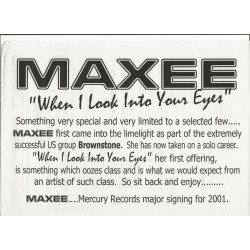Maxee - When I Look Into Your Eyes (Original / Darkchild Mix / Darkchild Instrumental) Vinyl Promo