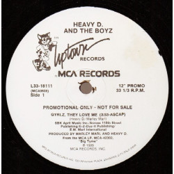 Heavy D & The Boyz - Gyrlz They Love Me (Original Mix) Promo Plays Same Both Sides