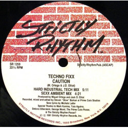 Techno Fixx - The Edge (Final Frontier Mix / Edge Of Universe Mix) / Caution (Hard Industrial Tech Mix / Sexx Ambient Mix)