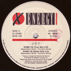 Joy - Shine On (Club Mix / Radio Edit / Live Mix) / Look Over