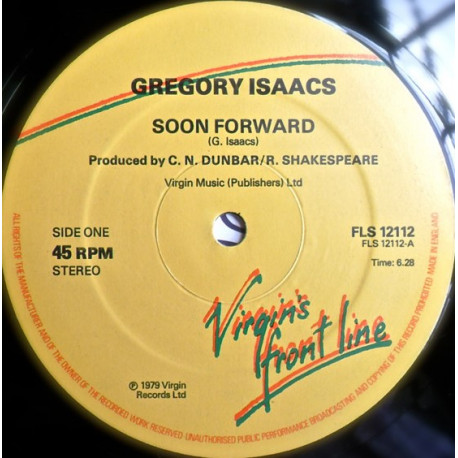 Gregory Isaacs - Soon Forward / Uncle Joe / Come Off Mi Toe