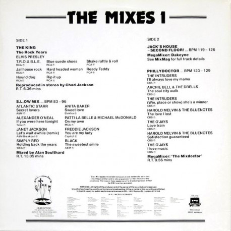 DMC (Aug 87) - Elvis (Mixed By Chad Jackson) / Philly Classics (Mixed By Les Adams) / Slow Soul (Mixed By Alan Coulthard)