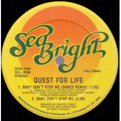 Quest For Life - Baby Dont Stop Me (Dance Remix / Edit / Dub / Beats / Acapella)