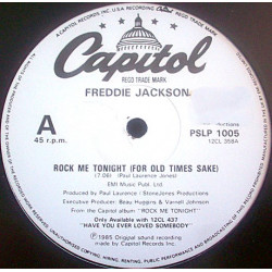 Freddie Jackson - Rock Me Tonight (Extended) / I Wanna Say I Love You