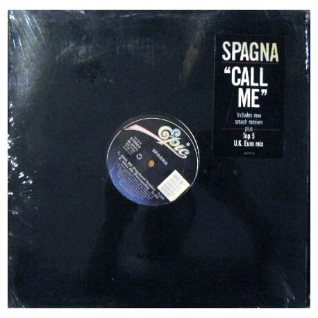 Spagna - Call Me (Original Euro 12" Mix / Popstand Remix / Percapella / Long Distance Dub / Instrumental) SEALED Vinyl