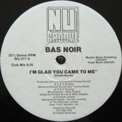 Bas Noir - Im Glad You Came To Me (Club Mix / Dub Mix / Radio Mix)