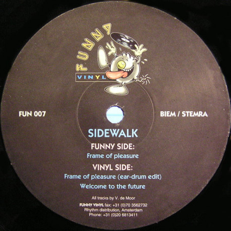 Sidewalk - Frame Of Pleasure (Original / Ear Drum Edit) / Welcome To The Future