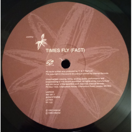 Orbital - Times Fly (Fast) / The Tranquilizer (Half A Doublepack)