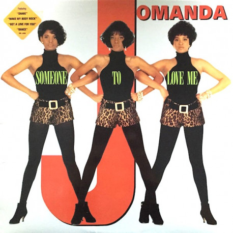 Jomanda - Debut LP (10 Tracks) Make My Body Rock 1990 / Share / Someone To Love Me / Got A Love For You (Sticker On Sleeve)