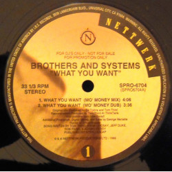 Brothers And Systems - What You Want (Mo Money Mix / Mo Money Dub / Original Mix / Instrumental)