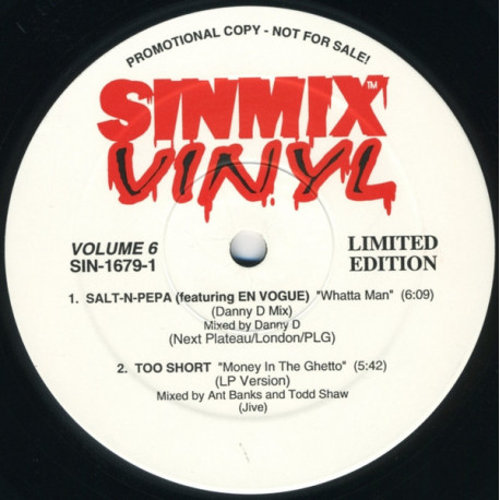 Salt N Pepa - Whatta Man (Danny D Mix) / Too Short - Money In The Ghetto / Ce Ce Peniston - Im In The Mood (Morales Dub)