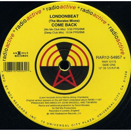 Londonbeat - Come Back (David Morales Mo Mo Club Mix / Deep Club Mix / Deep Dub / Instrumental)