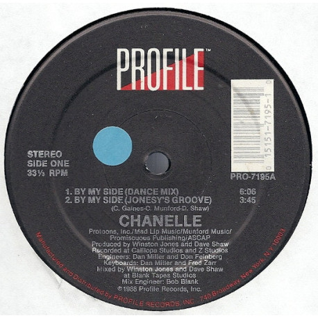 Chanelle - By My Side (Dance Mix / Basement Mix / Paul Simpson Teaser Mix / Joneseys Groove)