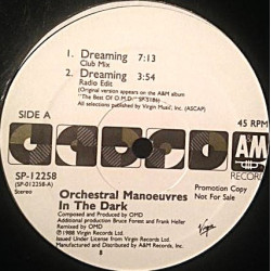 Orchestral Manoeuvres In The Dark - Dreaming (Club Mix / Radio Mix / Dub) / Satellite (Vinyl Promo)