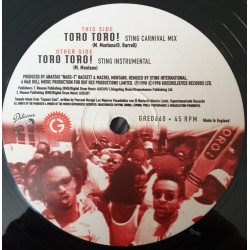 Machel Featuring Shaggy - Toro Toro (Sting Carnival Mix / Sting Instrumental)